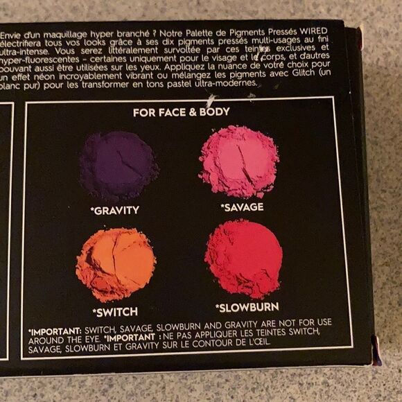 HPđ„° Urban Decay WIRED eye,âface,âbodyâpalette - Picture 7 of 7